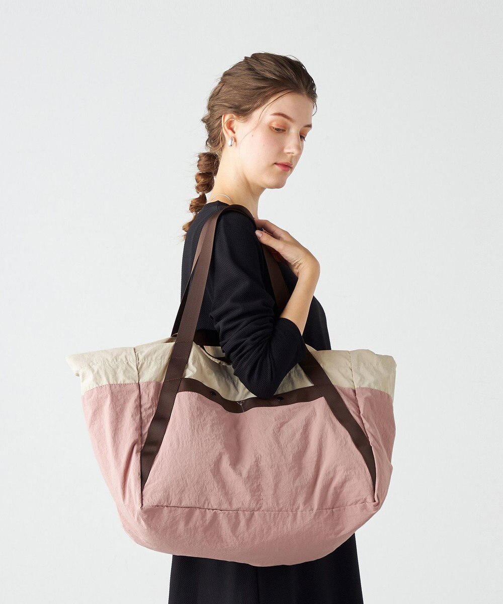 LA BAGAGERIE 【MONICA】ダブルハンドル　パッカブルビッグバッグ 