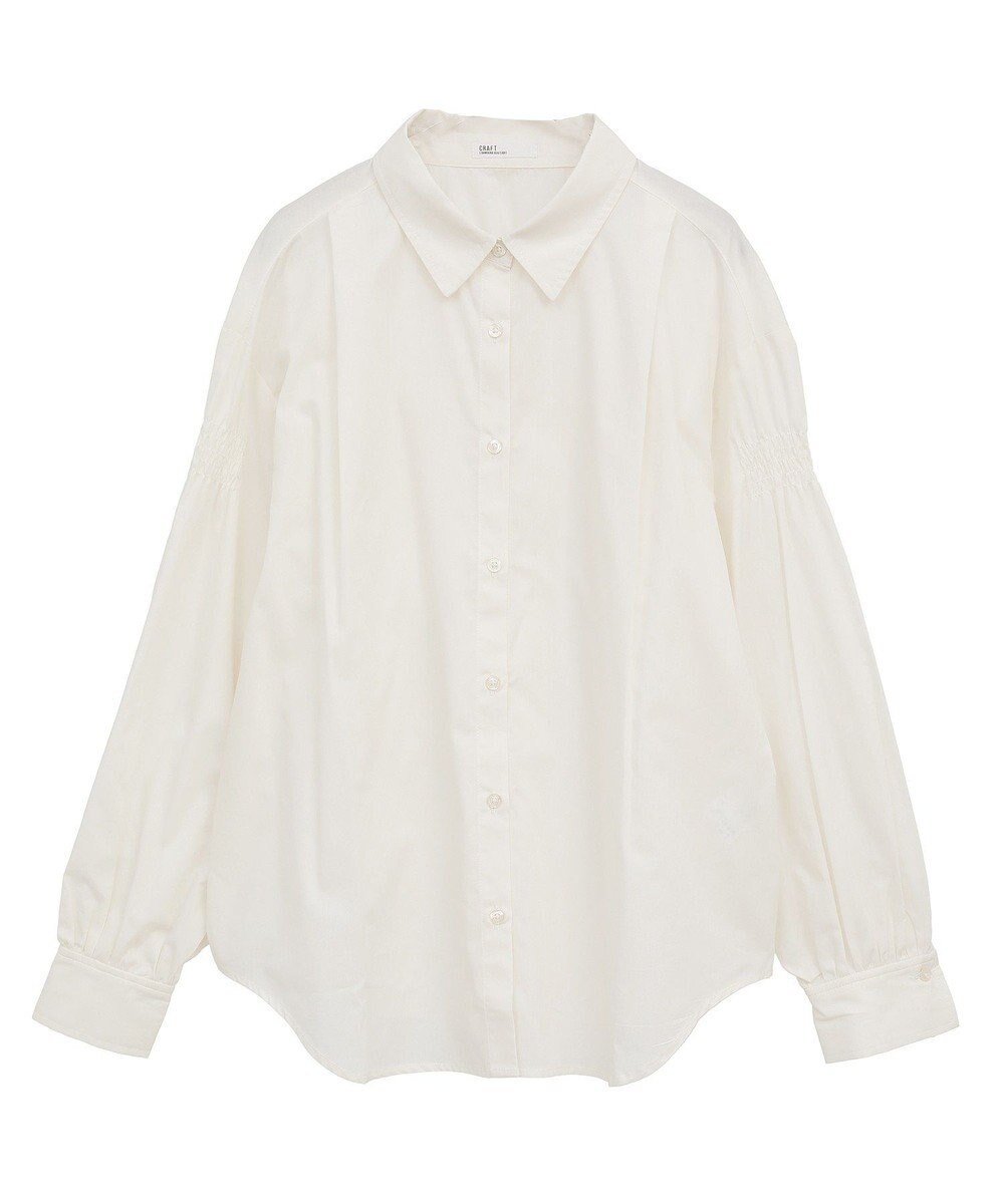 CRAFT STANDARD BOUTIQUE バックデザインレギュラーカラーシャツ 