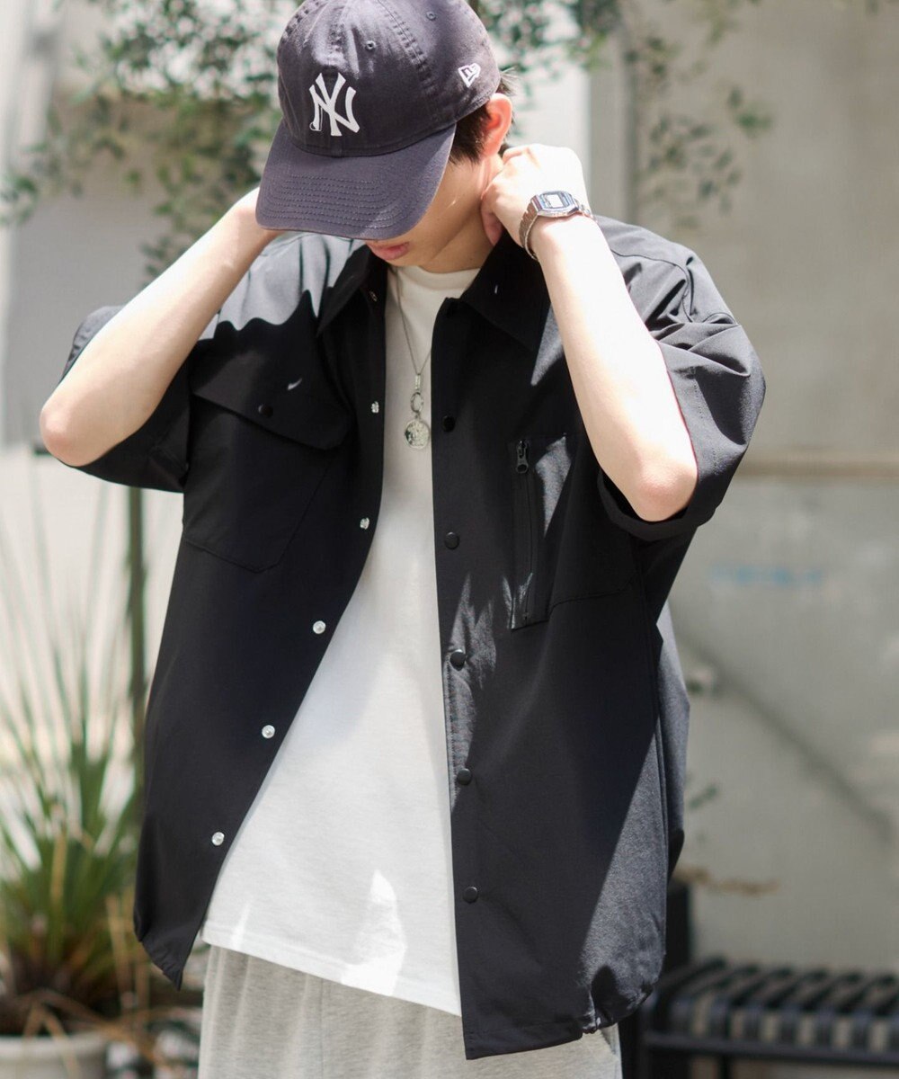 WEGO 【ユニセックス着用ITEM/MLサイズ展開/機能シャツ】リップストップシャツ（SS） 