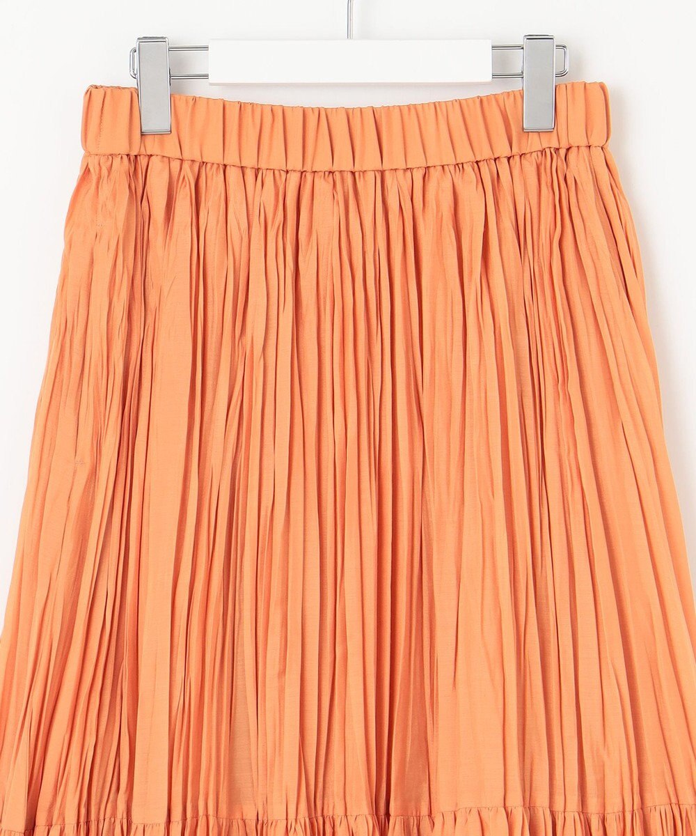 自由区 【接触冷感・洗える】ハンドワッシャープリーツ スカート 