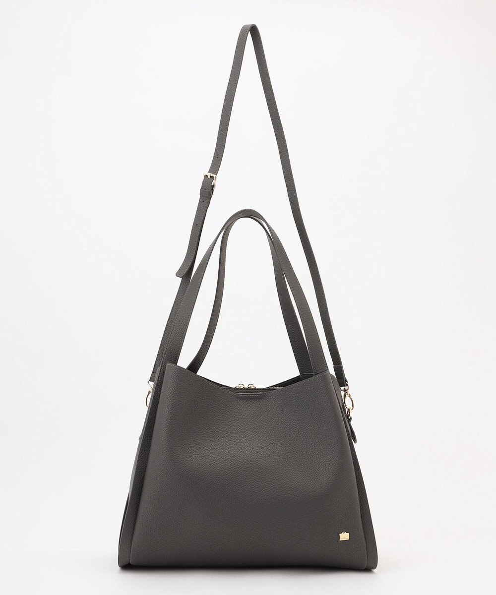 LA BAGAGERIE ソフトシュリンク2WAYハンドバッグ large 