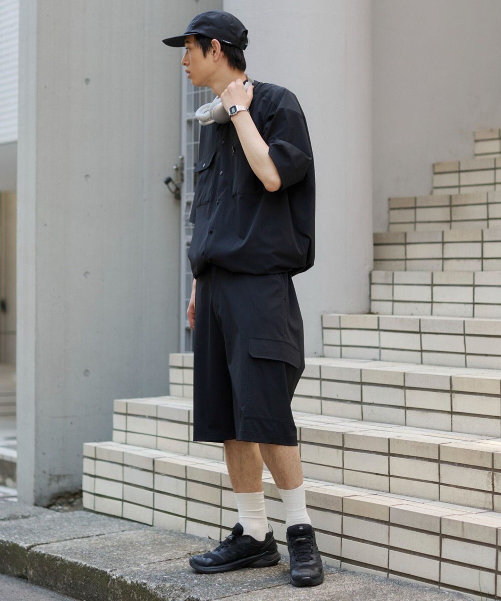 WEGO 【ユニセックス着用ITEM/MLサイズ展開/機能シャツ】リップストップシャツ（SS） 