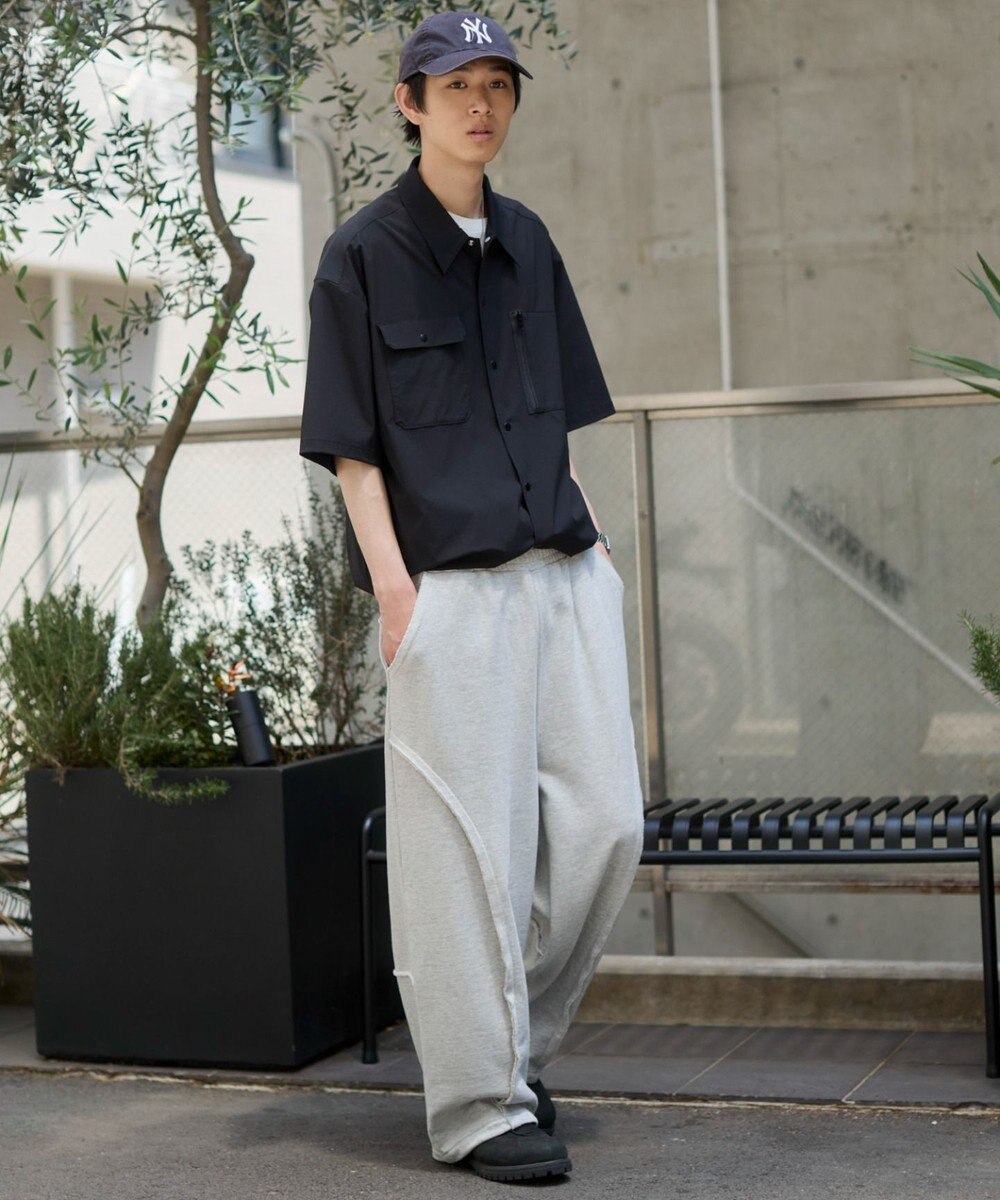 WEGO 【ユニセックス着用ITEM/MLサイズ展開/機能シャツ】リップストップシャツ（SS） 
