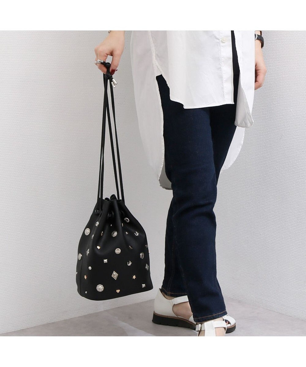 UNBILLION カカトゥ kakatoo / WEB限定ビジューミックスチャーム ドロストバッグ 