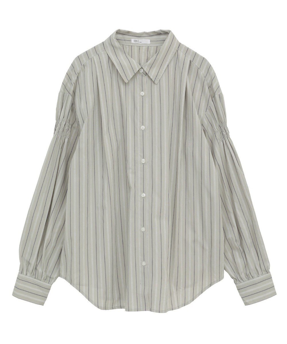 CRAFT STANDARD BOUTIQUE バックデザインレギュラーカラーシャツ 