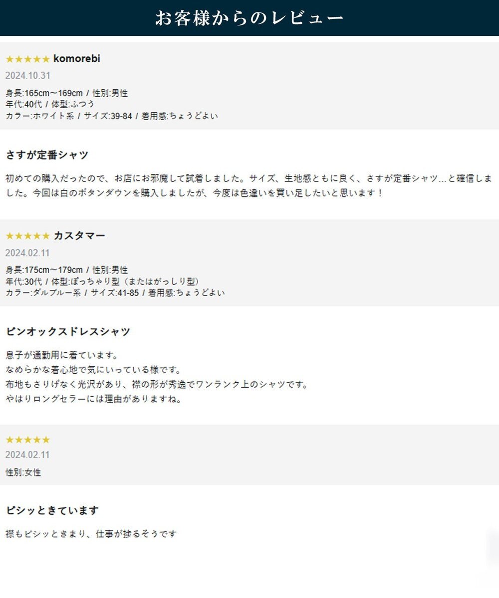 J.PRESS MEN 【定番】【PREMIUM PLEATS / 形態安定】ピンオックス ドレスシャツ / B.D. 