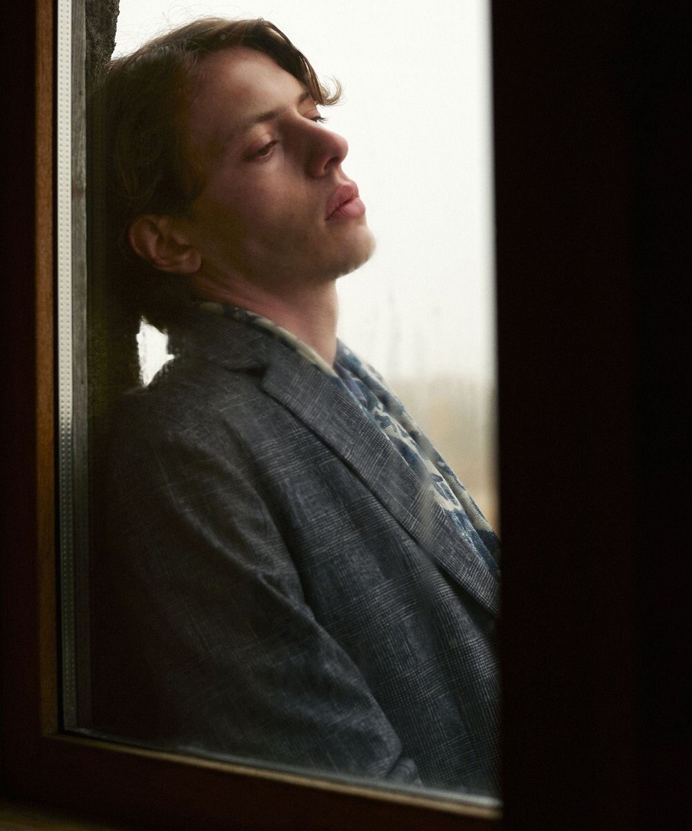 JOSEPH ABBOUD 【イタリア製】クラッシーペイズリー　ストール 