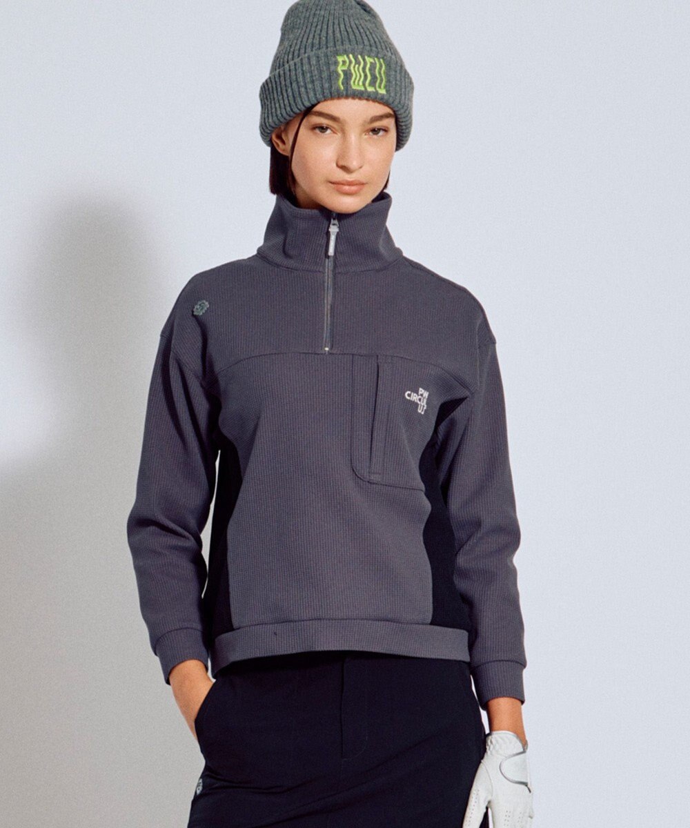 PW CIRCULUS 【UNISEX】WAVY カラーニット帽 ゴルフ 