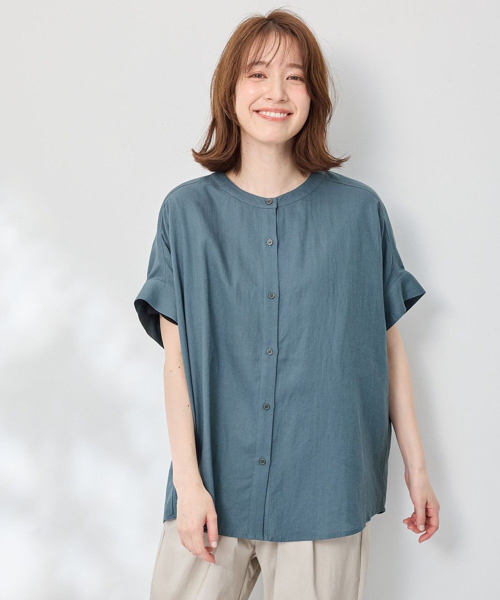 ANY フレンチリネンシャツブラウス 