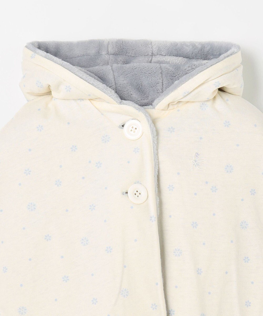 組曲 KIDS 【90㎝】あったかリバーシブルマント 