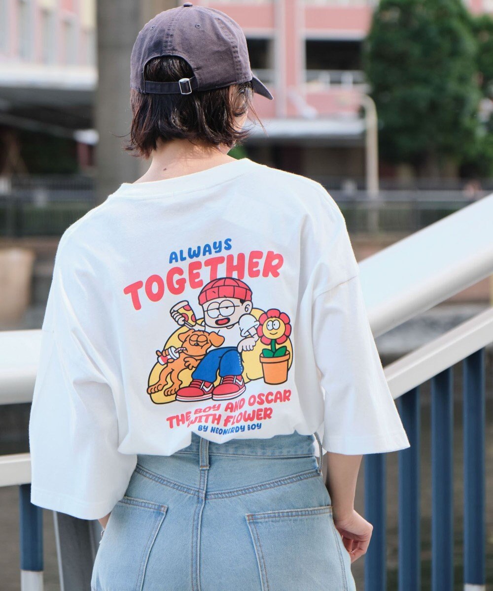 WEGO 【ユニセックス着用ITEM】ALWAYS　TOGETHER　プリントT（SS） ホワイト