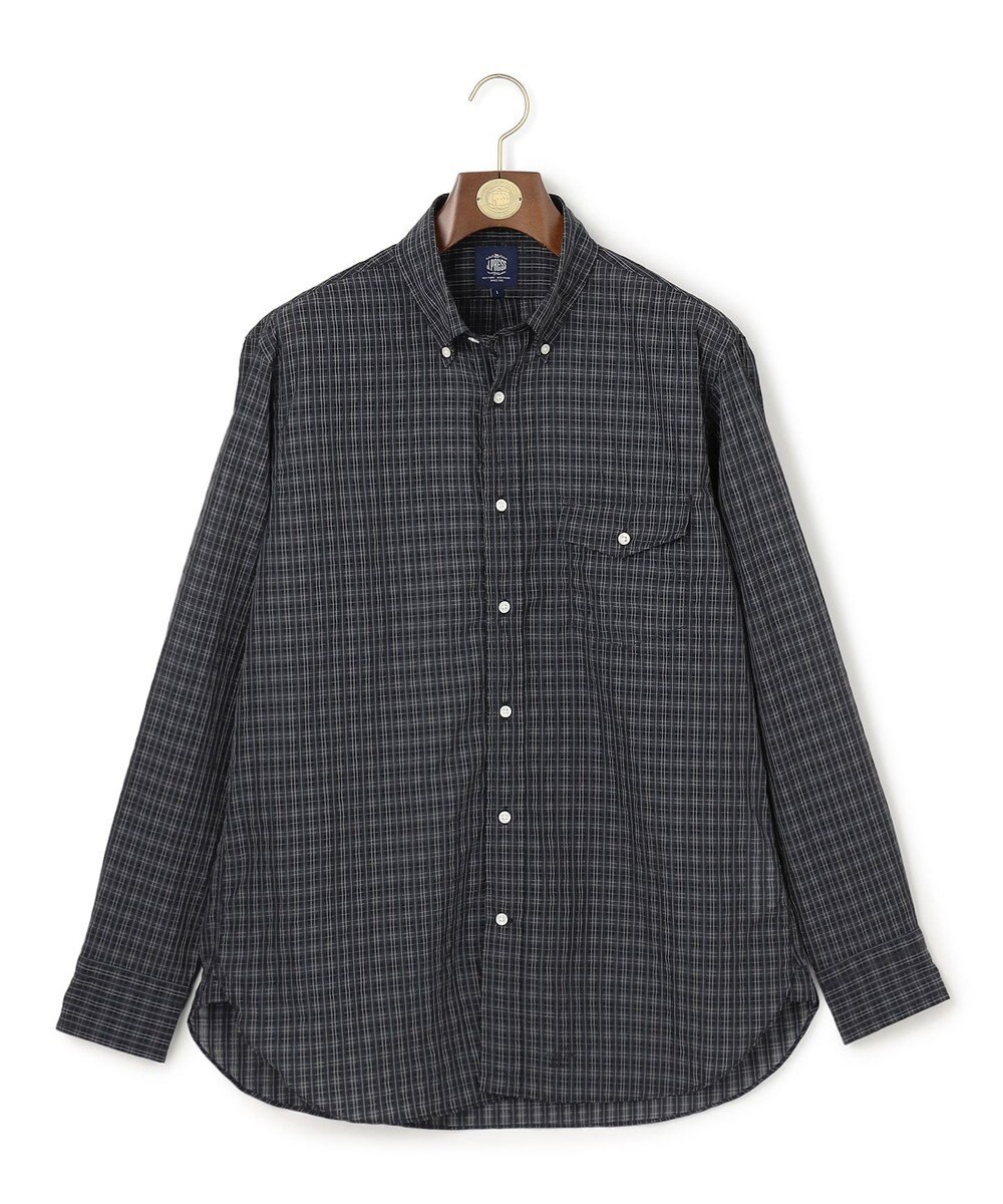 J.PRESS MEN 【こだわりの逸品】シアージャカードチェック シャツ / B.D. 