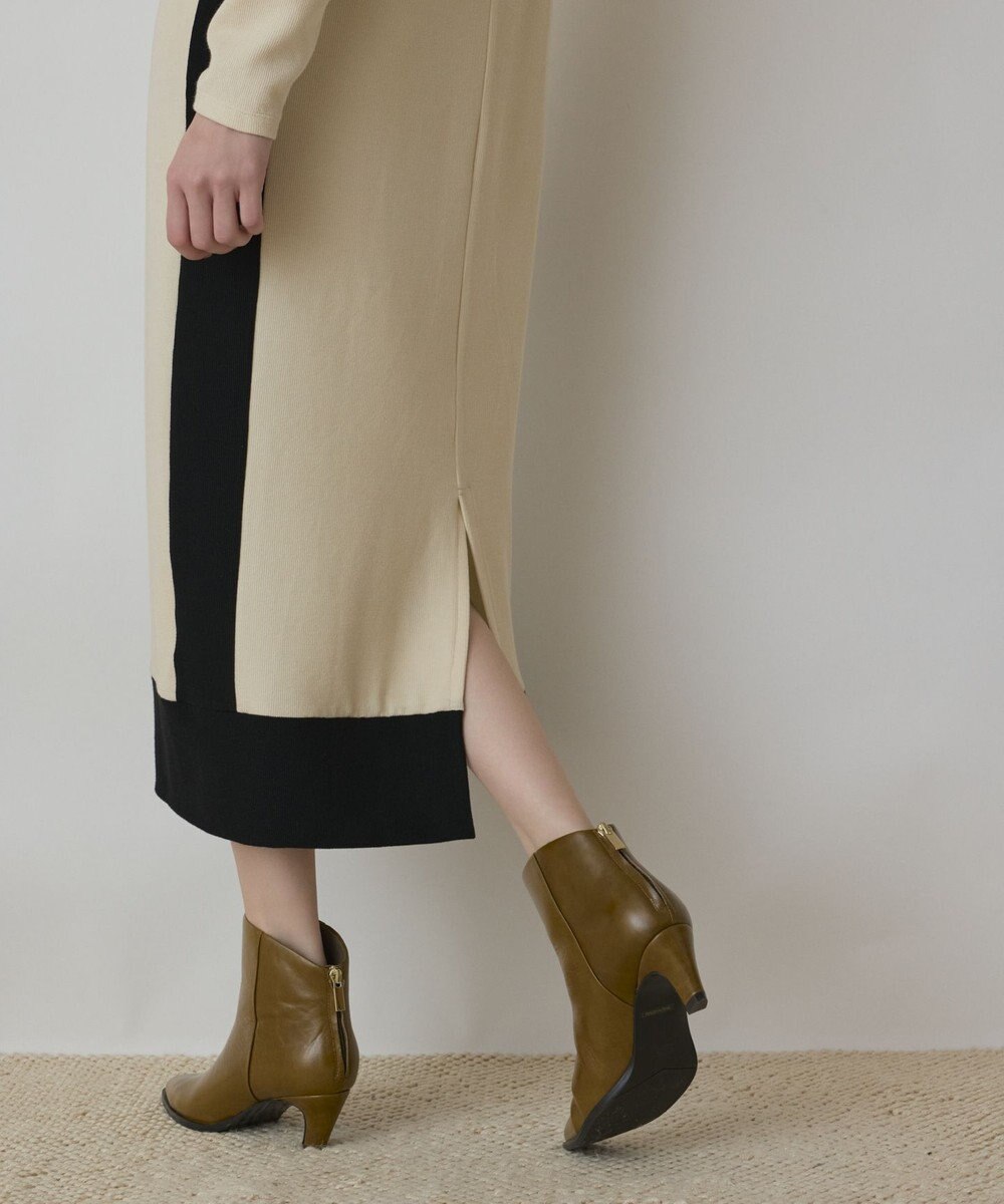 GRACE CONTINENTAL バイカラーカットワンピース 