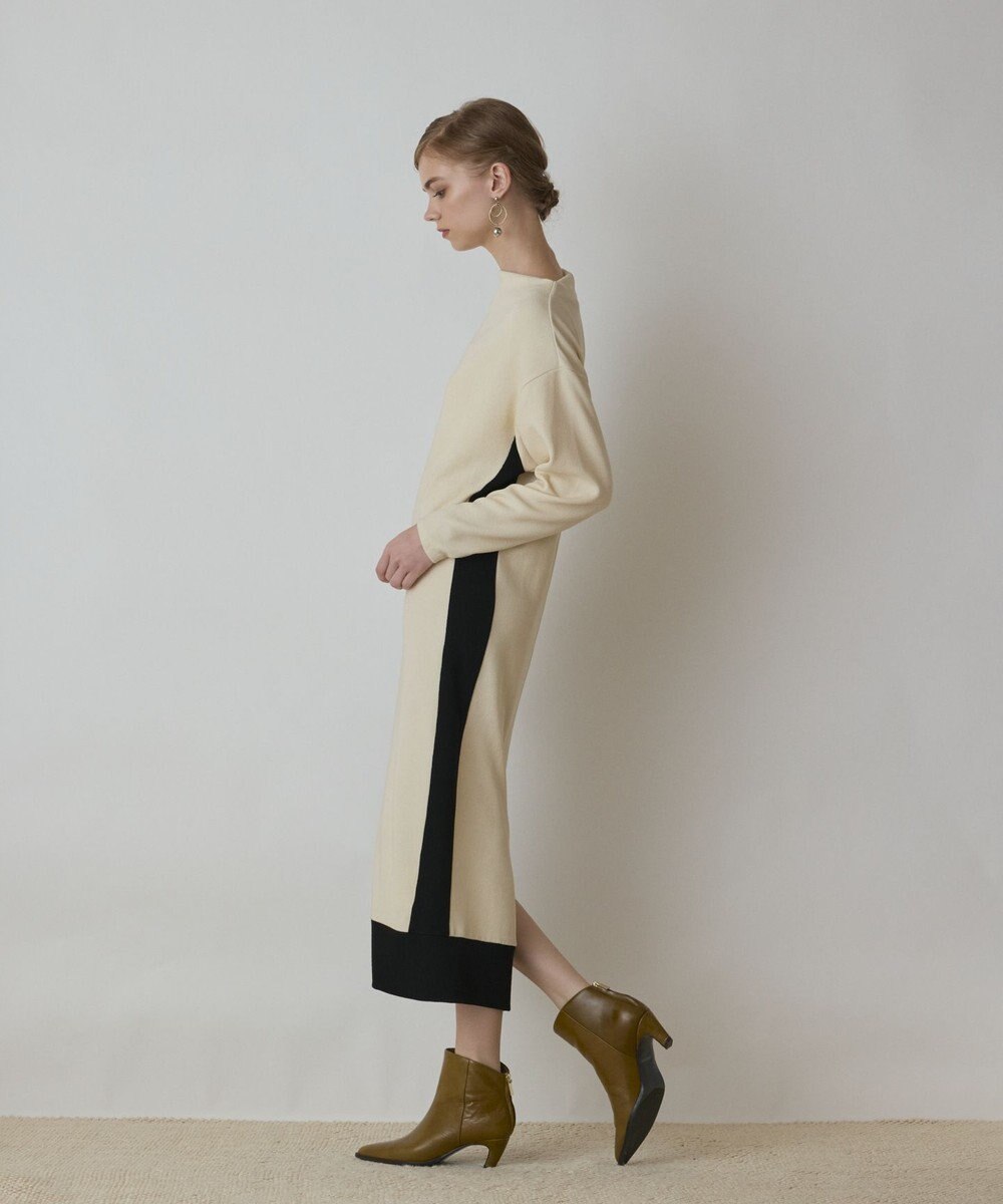 GRACE CONTINENTAL バイカラーカットワンピース 