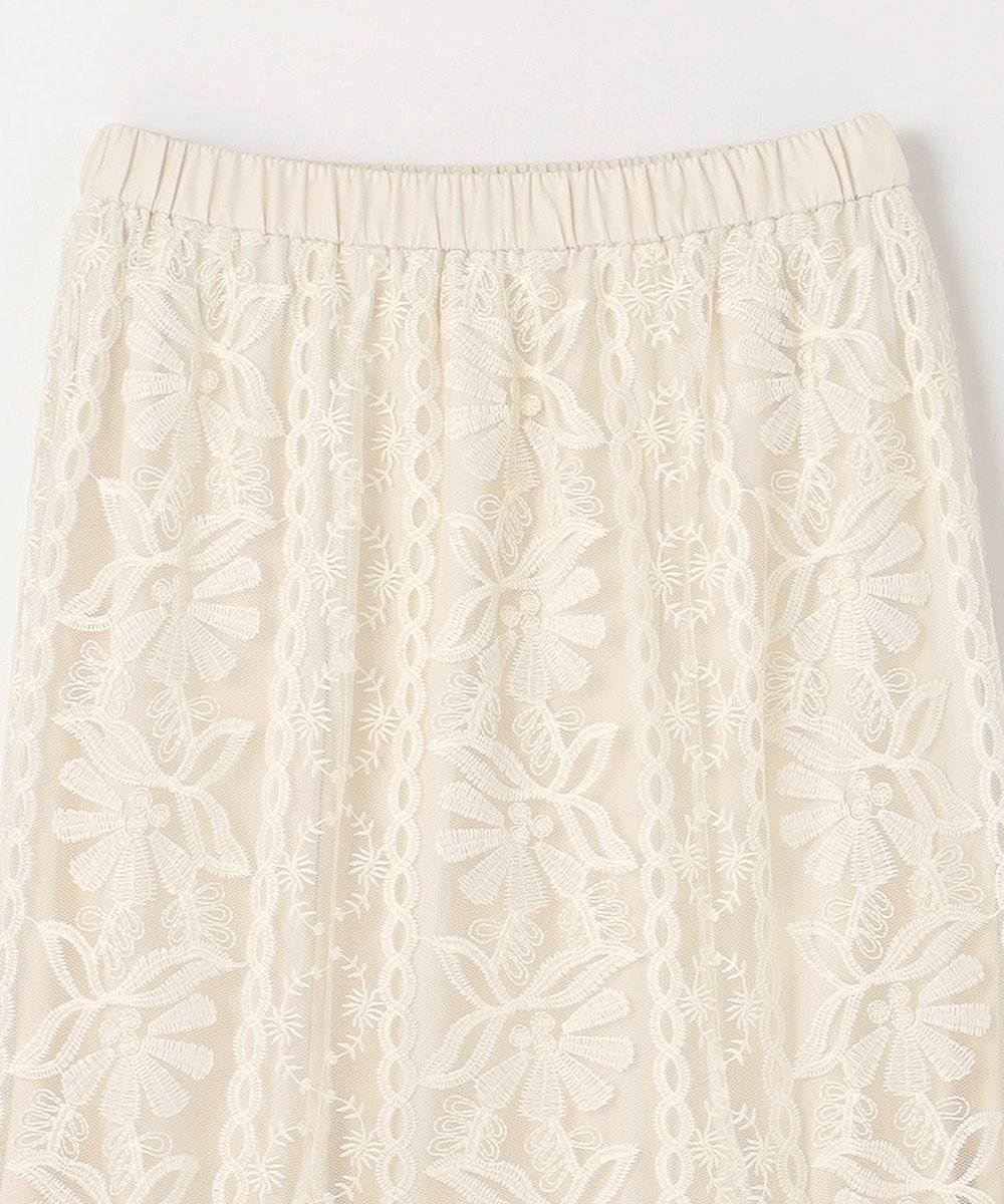 GRACE CONTINENTAL フレア刺繍スカート 