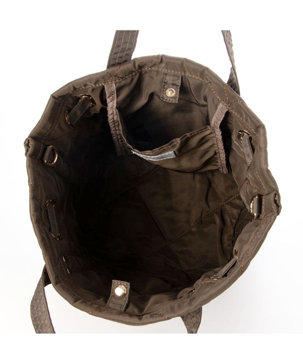 UNBILLION カシュカシュ cachecache / ヒネリ金具2wayナイロンキルティングトートM 