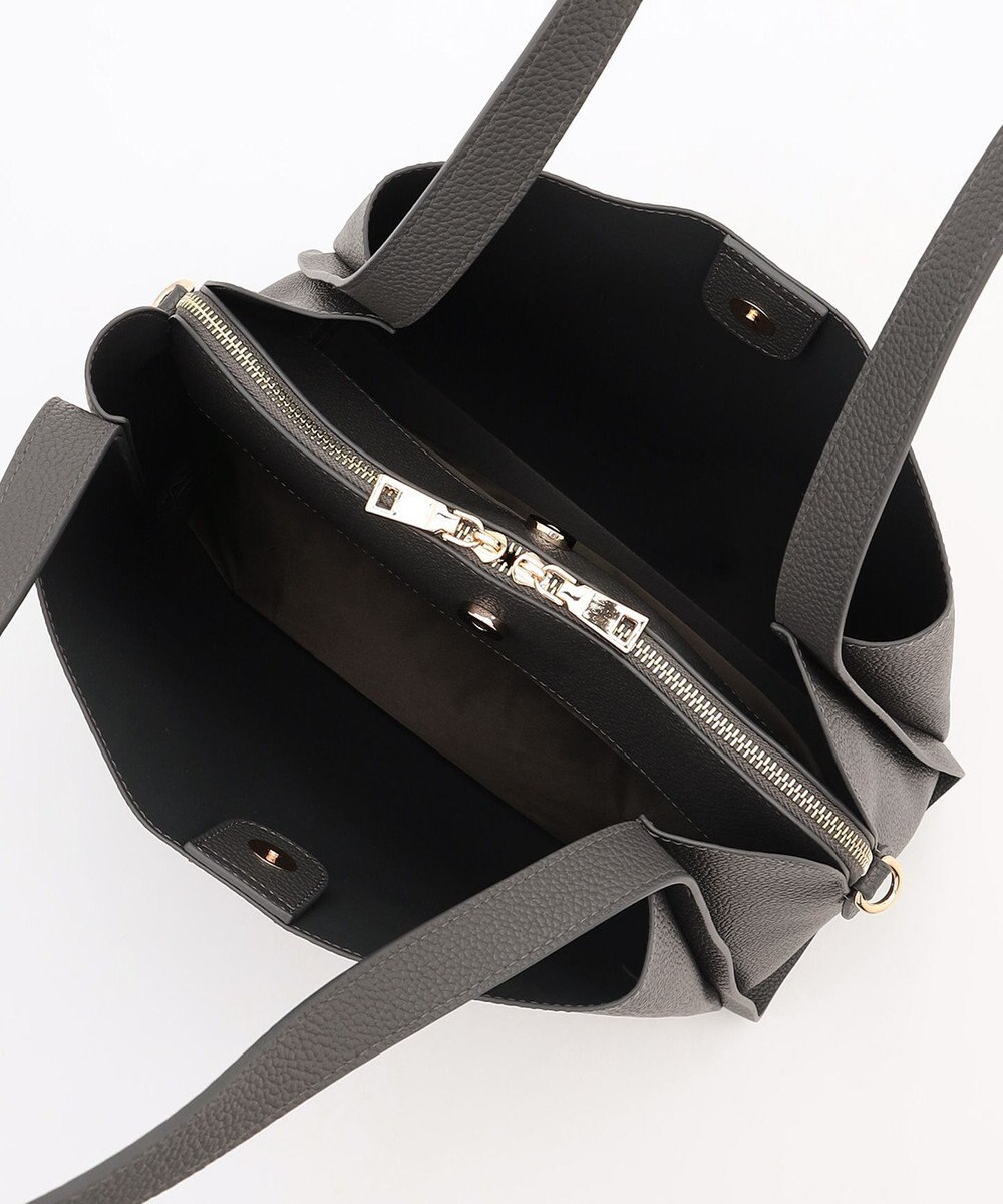 LA BAGAGERIE ソフトシュリンク2WAYハンドバッグ large 