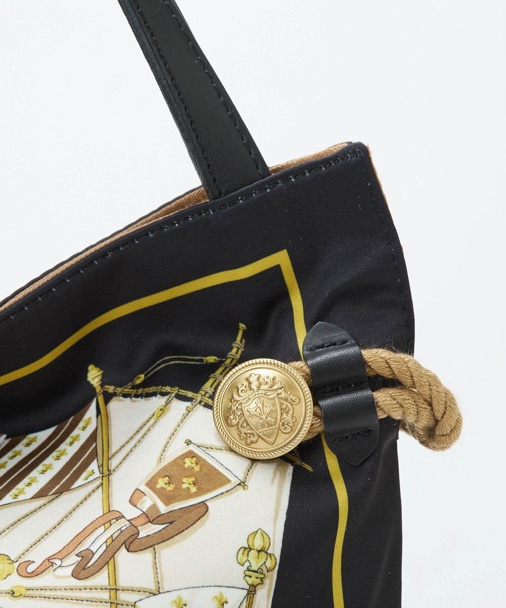 TOPKAPI 【TREASURE TOPKAPI】マイルドサテン スカーフ柄 トートバッグ 