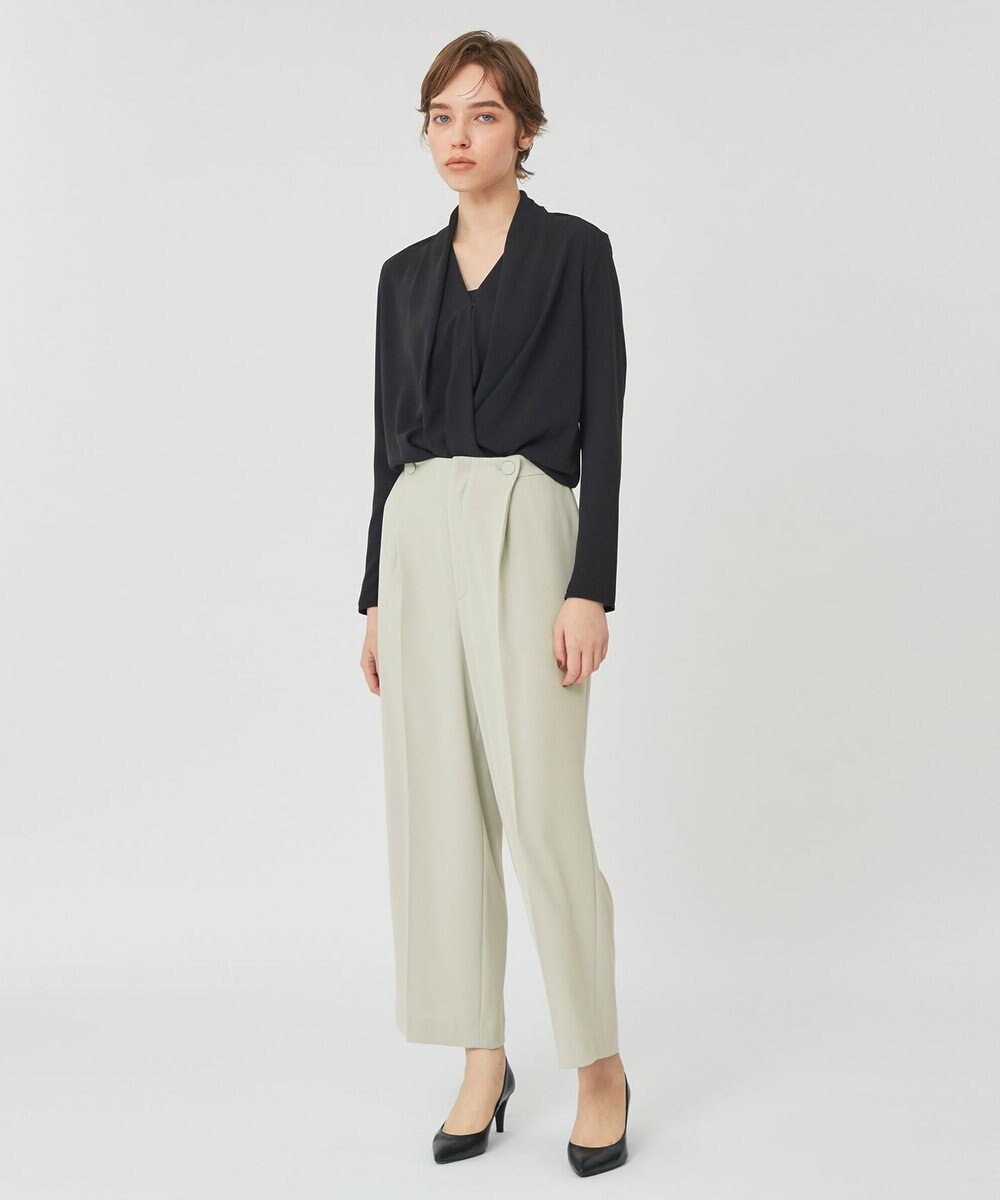 BEIGE， OLIVE / ロングスリーブブラウス 