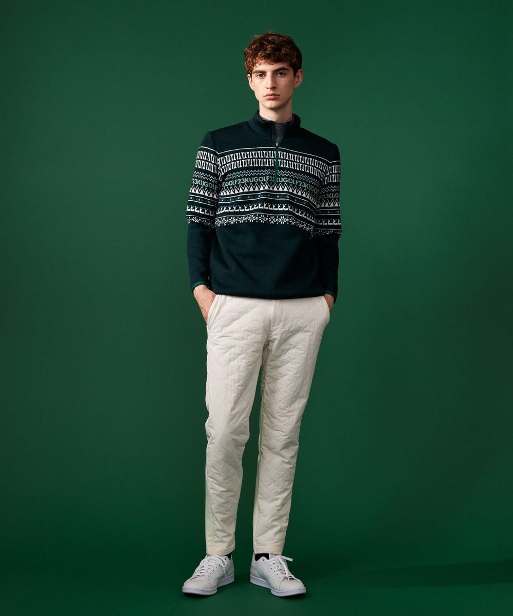 23区GOLF 冬の最強防寒アイテム【MEN】キルティングパンツ 