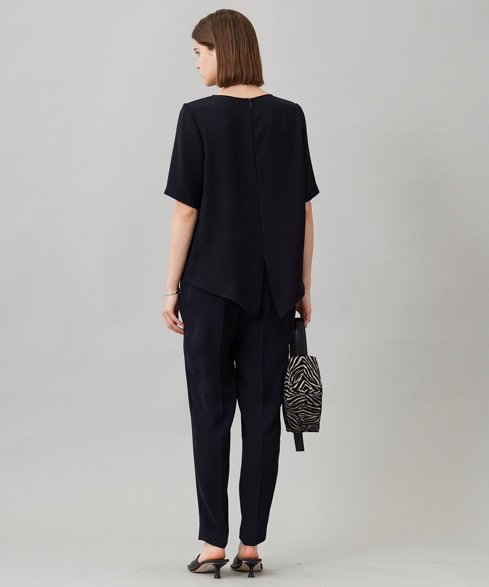 ICB 【UVカット・防シワ・洗える】ライトダブルクロス Tブラウス 