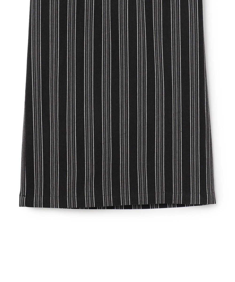 J.PRESS YORK STREET 【WOMEN】リネンストライプ イージーワイド パンツ 