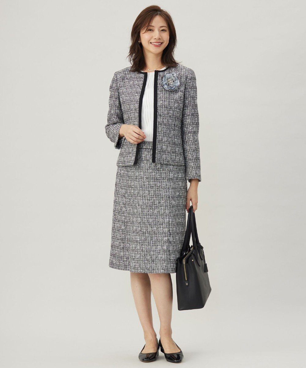 J.PRESS LADIES ツイード コサージュ 