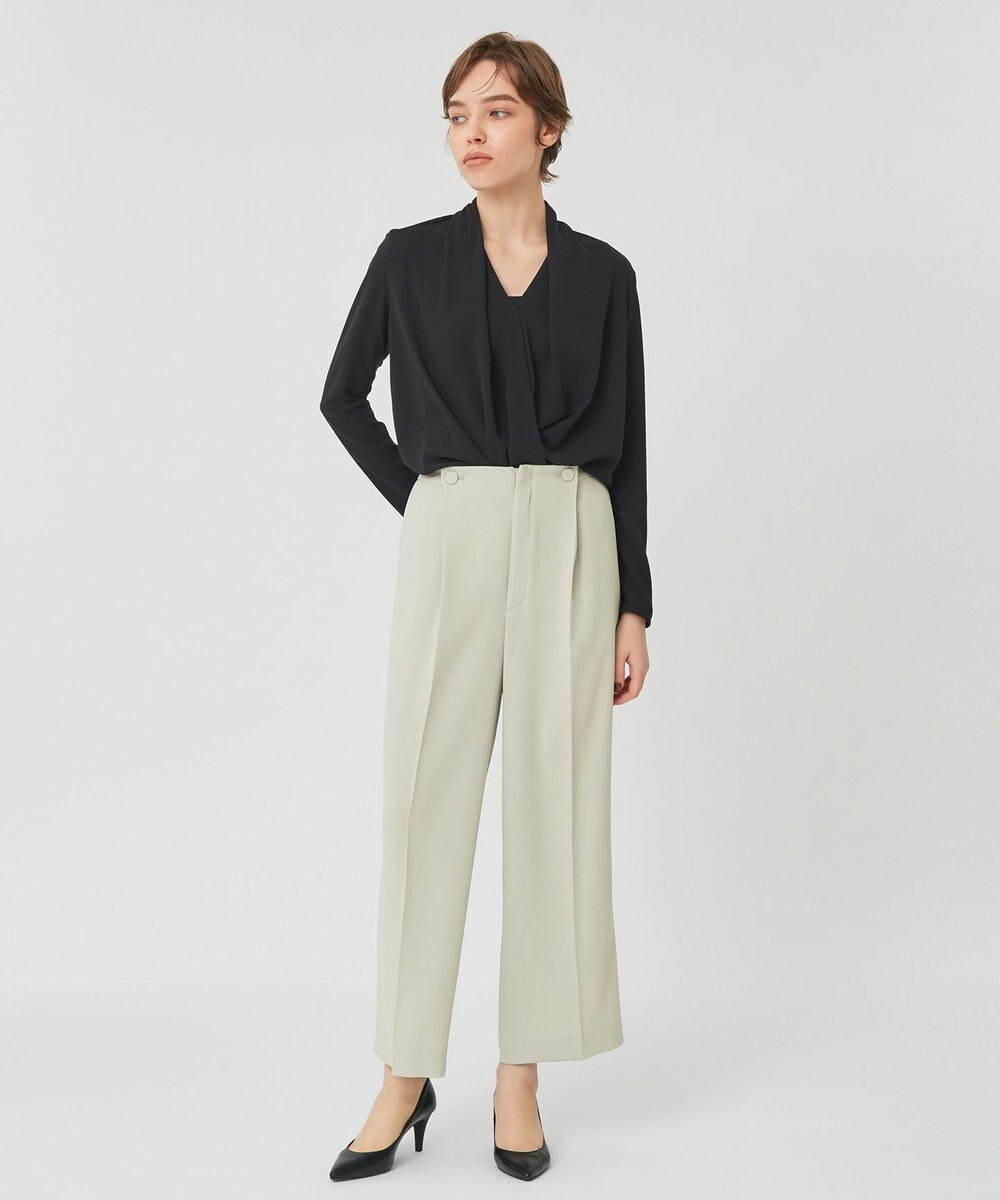 BEIGE， OLIVE / ロングスリーブブラウス 