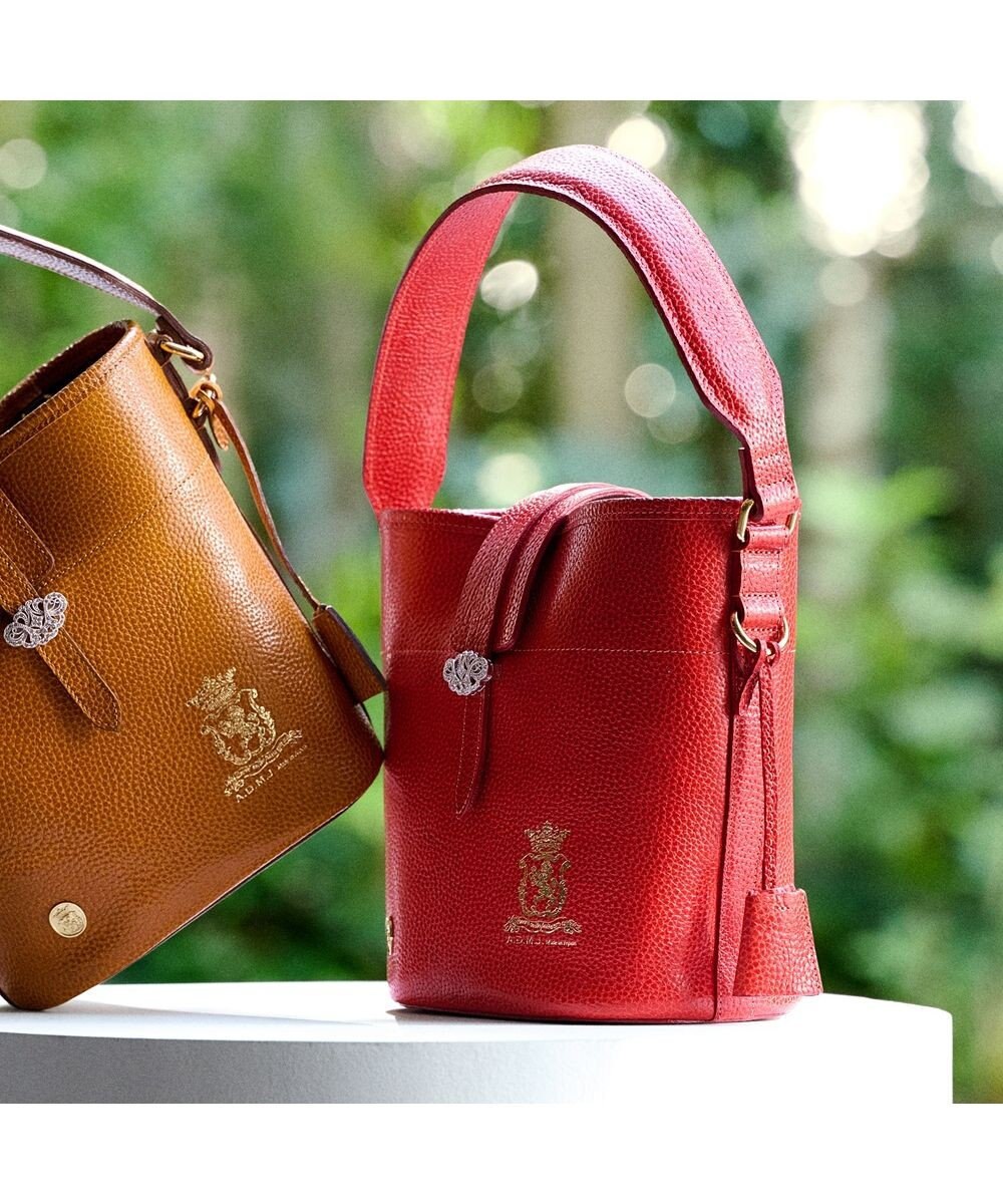 A.D.M.J. 【牛革】バケットトート18cm(Dカン＋) 