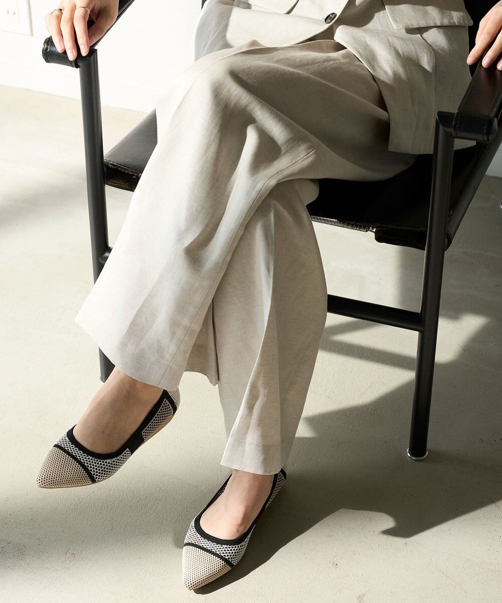 steppi 【洗える/撥水】パターンメッシュ パンプス 