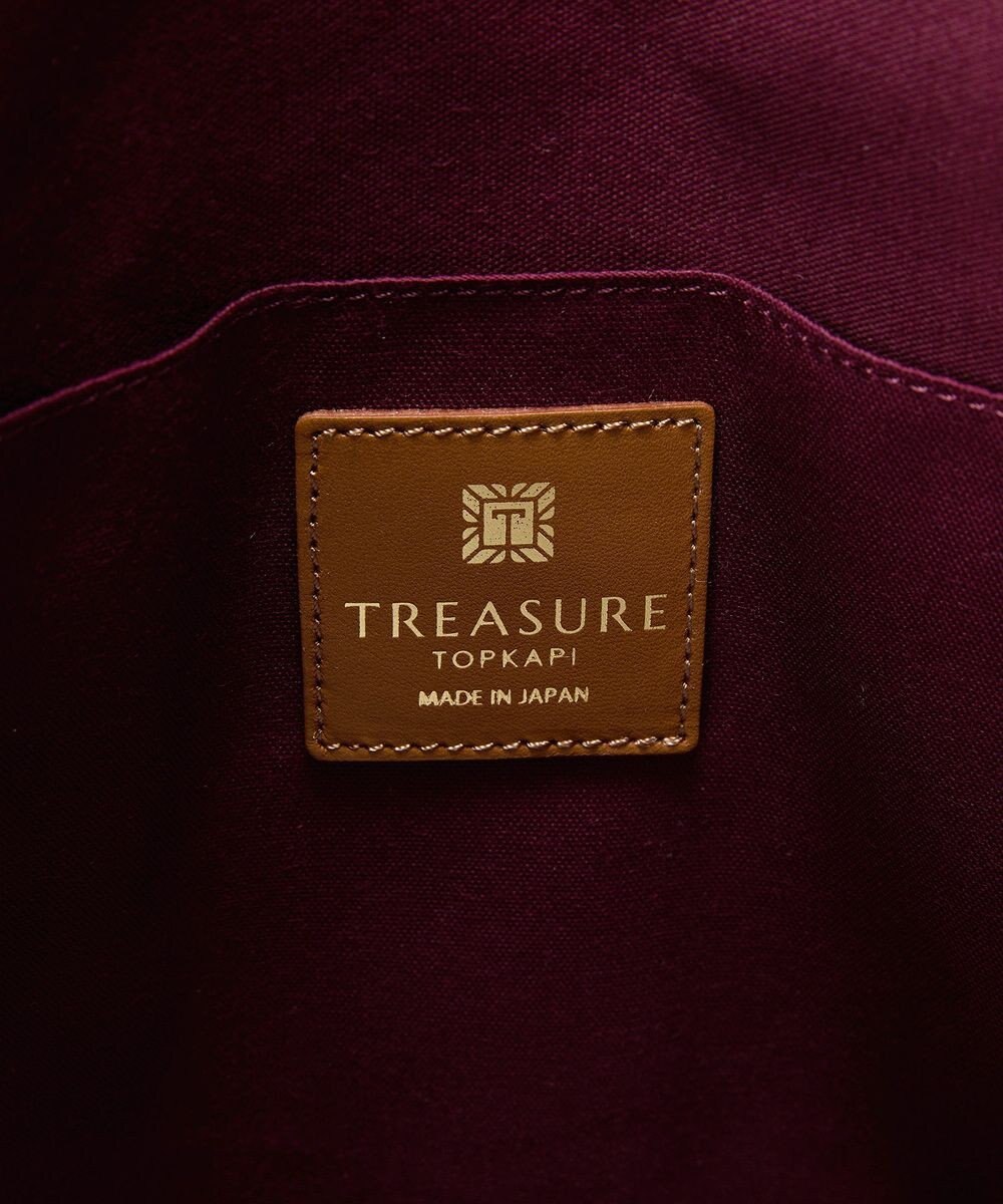 TOPKAPI 【TREASURE TOPKAPI】マイルドサテン スカーフ柄 トートバッグ 