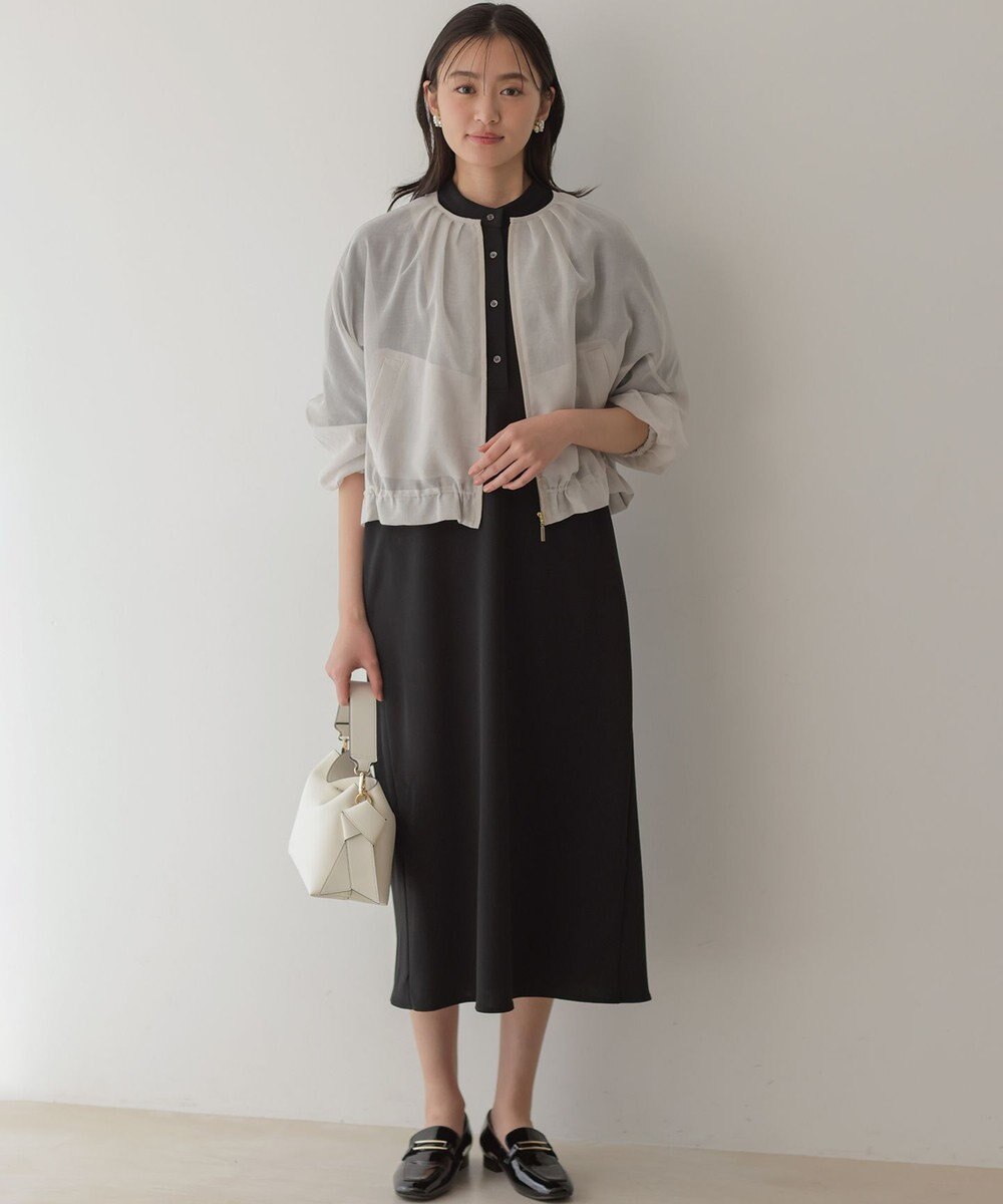 組曲 【WEB限定】ジョーゼットジャージーIライン ワンピース 