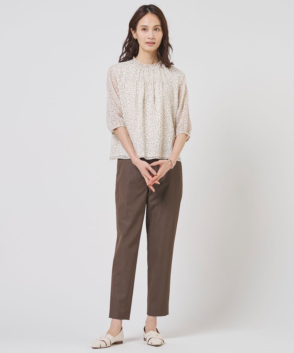 J.PRESS LADIES シアードットプリント カットソー 