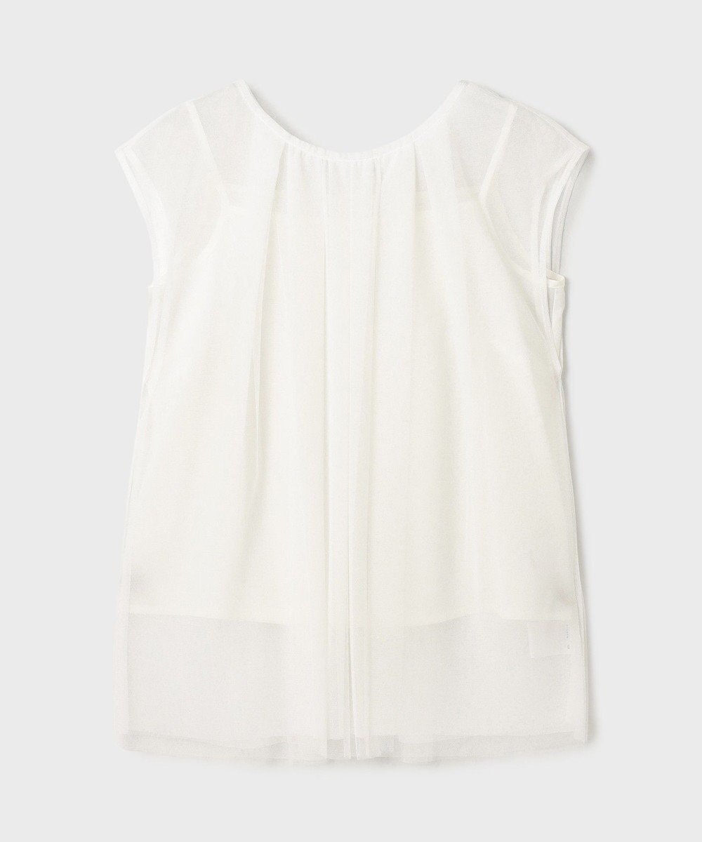 GRACE CONTINENTAL チュールタックノースリーブ 