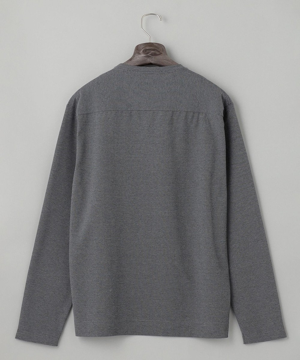 GOTAIRIKU ジャケットのインナーに最適【WEB&一部店舗限定】キレイ目 鹿の子 ビズ長袖Tシャツ 