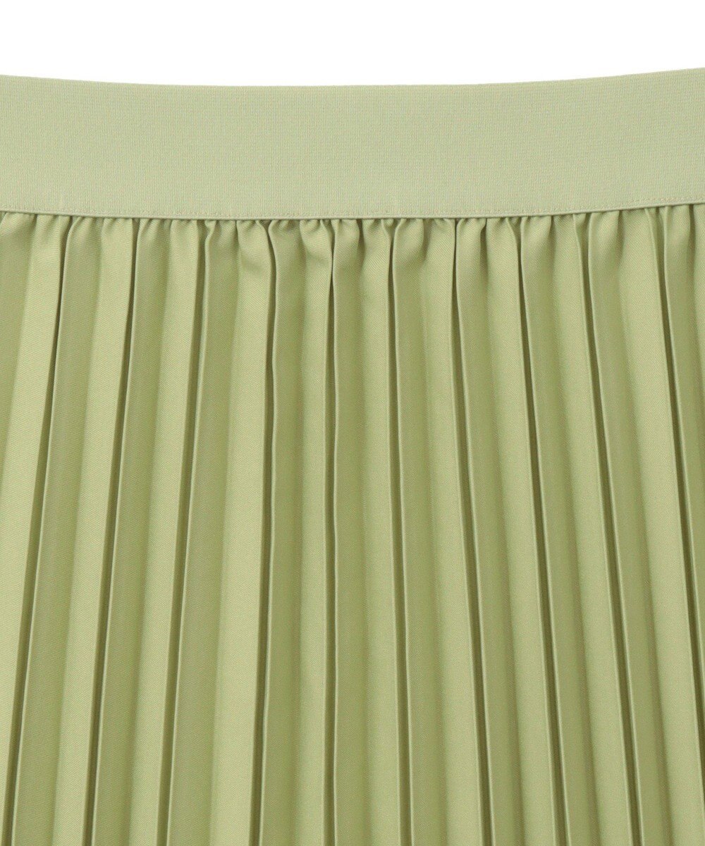 Green Parks 微光沢　プリーツスカート 