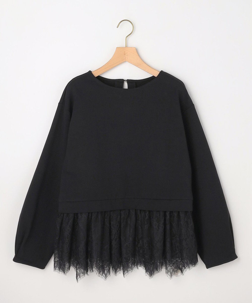 組曲 【先行予約】フレンチテリーレースコンビ カットソー 