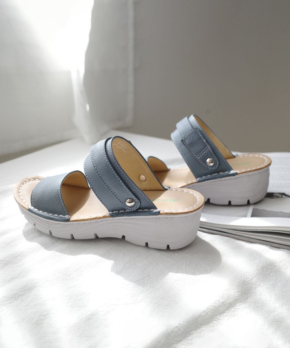 Pointer 本革 超軽量2WAY ツーバンドサンダル 