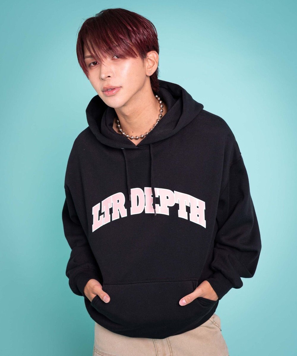 WEGO 【ユニセックス着用ITEM/MLサイズ展開】カレッジプルパーカー 