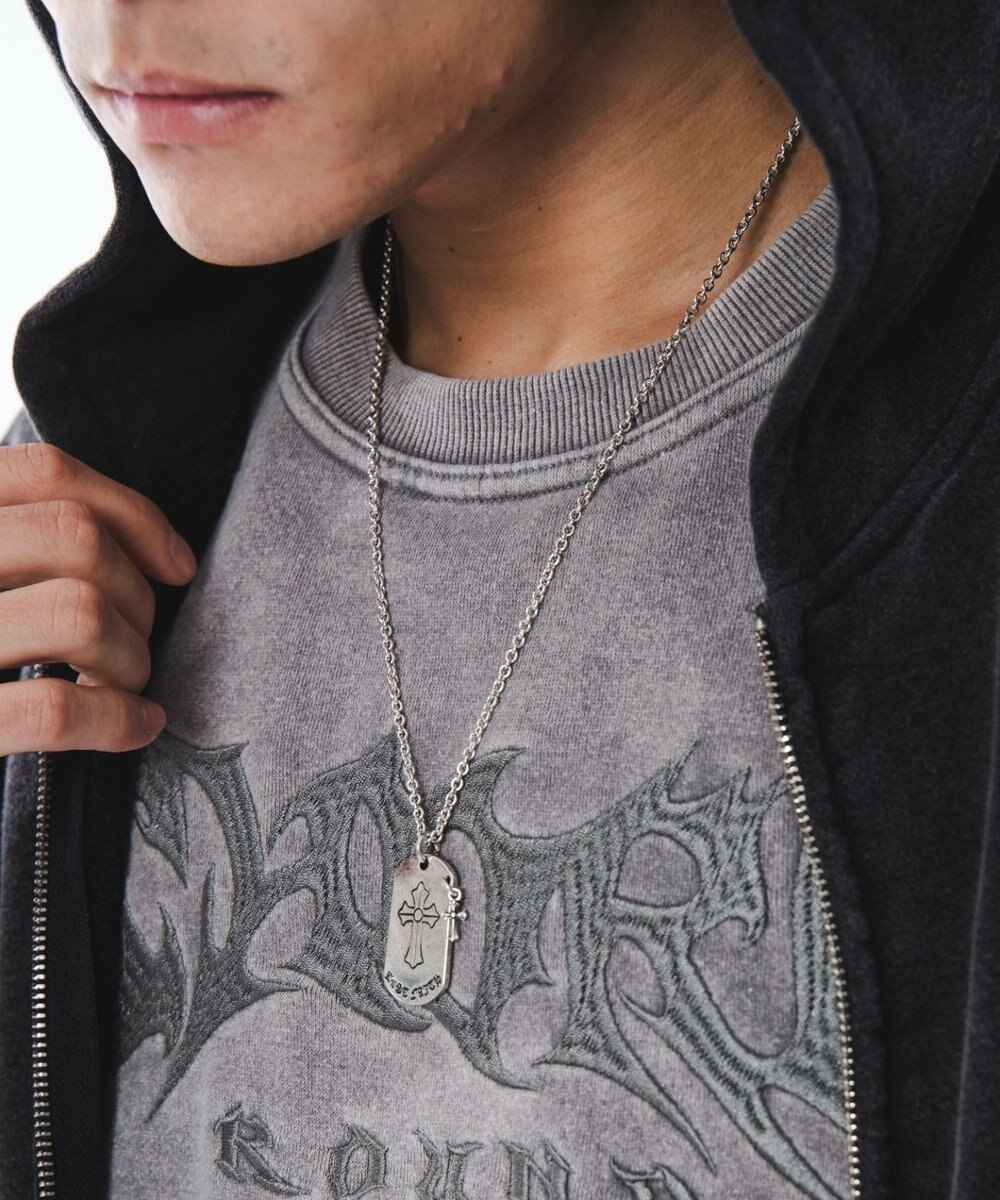 WEGO Mモチーフドッグタグネックレス 