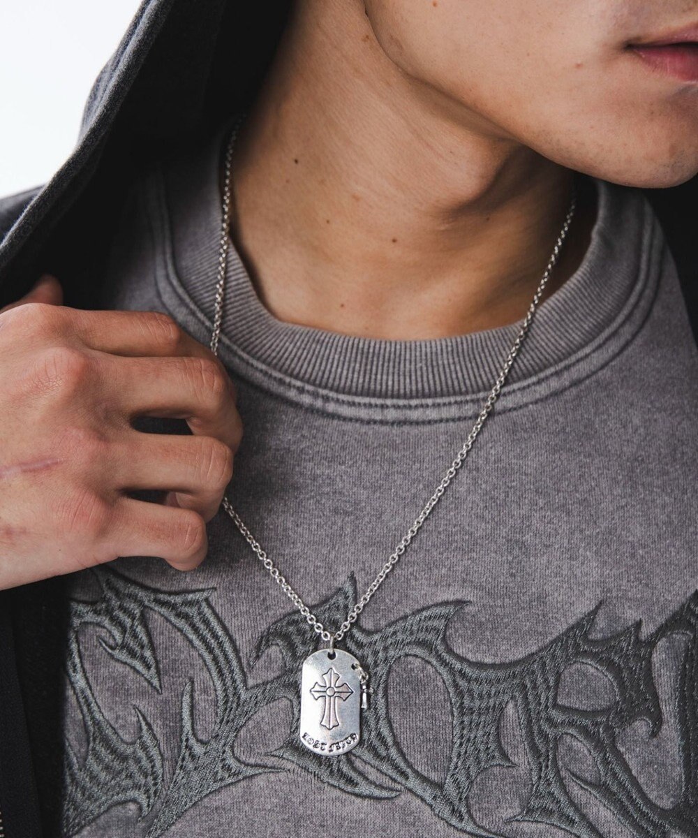 WEGO Mモチーフドッグタグネックレス 