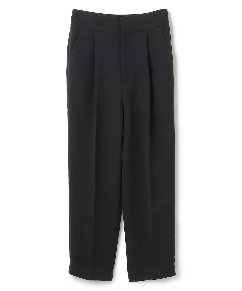 uncrave 【防シワ・洗濯機洗い可】ウォッシャブルダブルクロス テーパード パンツ 