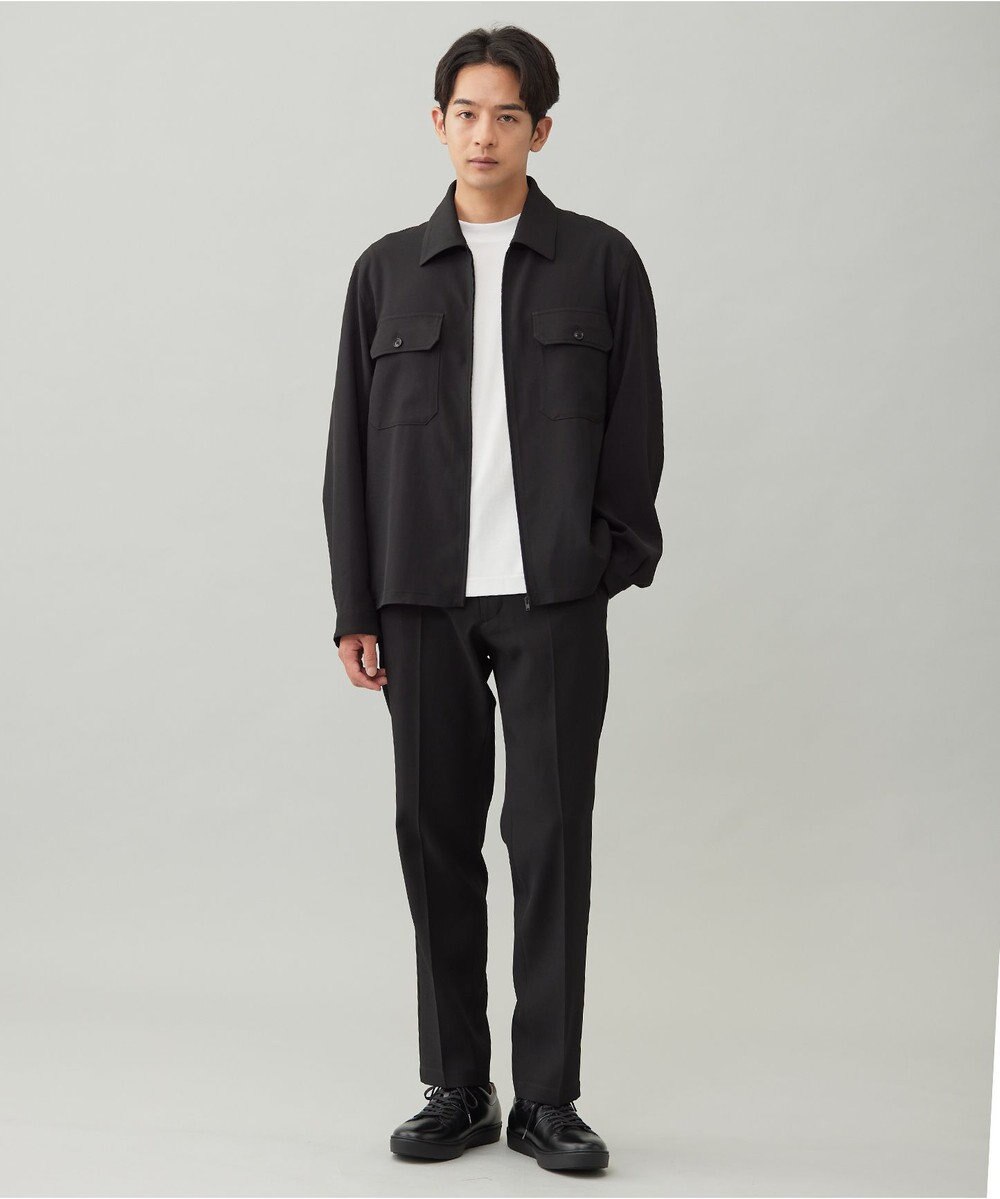 UNFILO MENS 【OCEANS YouTube 掲載/男女兼用】WOOL TOUCH 機能美シャツブルゾン 