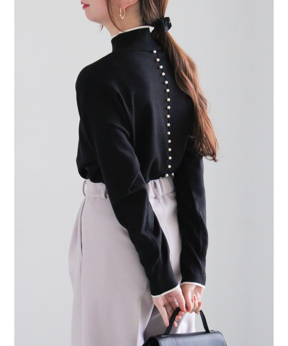 Te chichi バックパールニット 