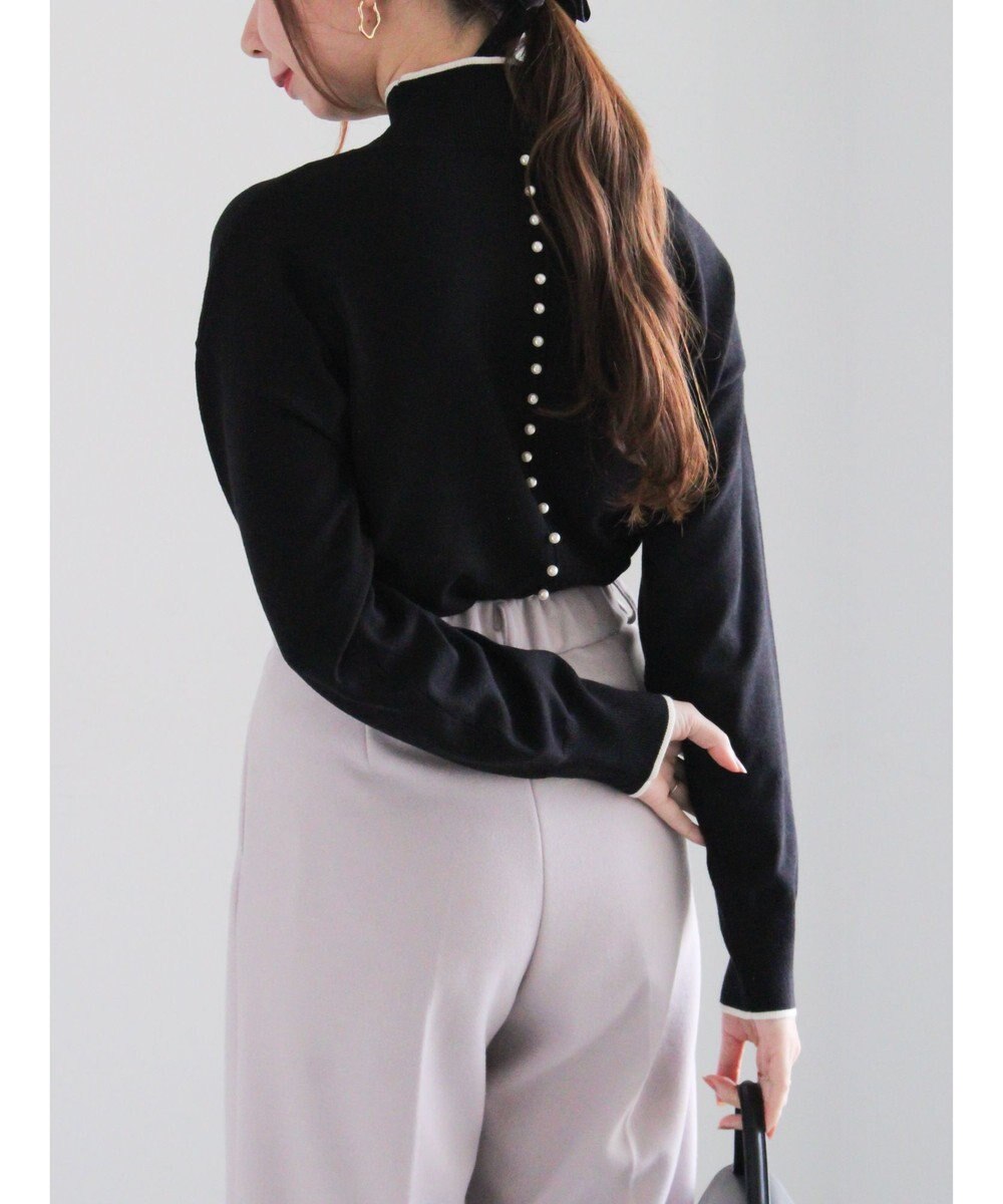 Te chichi バックパールニット 