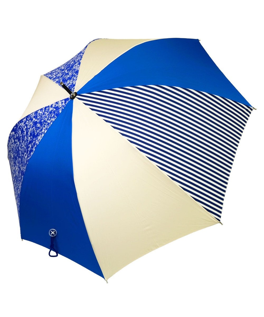 +RING 【プラスリング】【数量限定】 UNISEX 雨傘（長）60cm BLU T1199 青