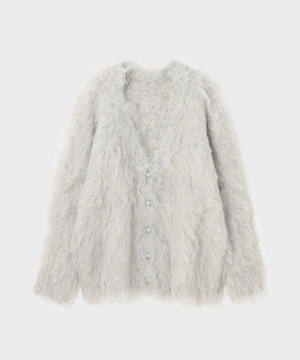 GRACE CONTINENTAL シャギーニットカーディガン 