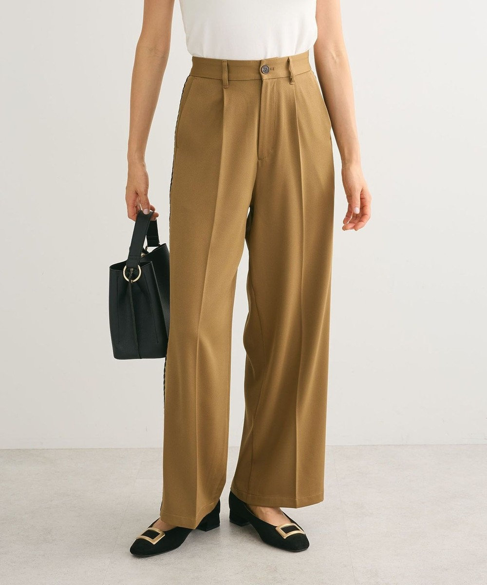 Green Parks ・ＥＬＥＮＣＡＲＥ　ＤＵＥ　サイド刺繍ラインパンツ 