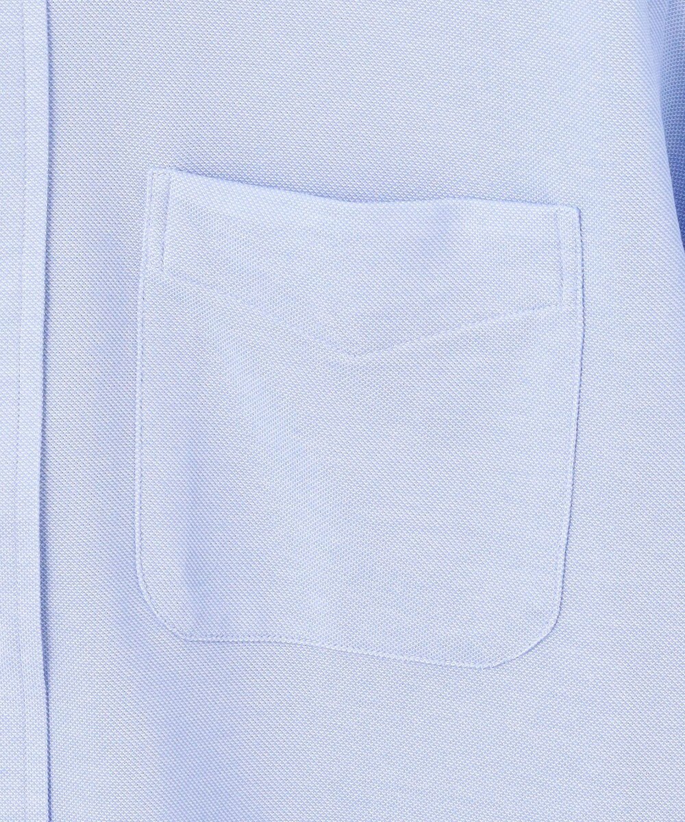 J.PRESS MEN 酷暑の清潔感もこれ一枚で【吸水速乾 / 抗菌防臭 / 防シワ】【J.PRESS OXFORD JERSEY】カノコインレイ半袖 シャツ / B.D. 