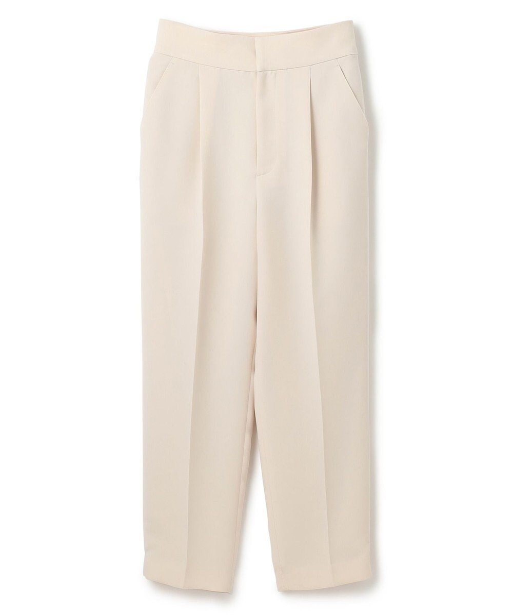 uncrave 【防シワ・洗濯機洗い可】ウォッシャブルダブルクロス テーパード パンツ 